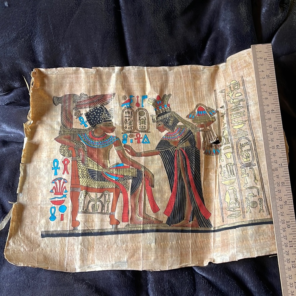 Egyptian Papyrus Print ~ ✨